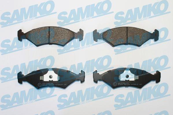 Samko 5SP1696 - Гальмівні колодки, дискові гальма autocars.com.ua