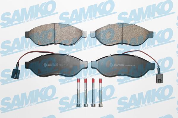 Samko 5SP1698 - Гальмівні колодки, дискові гальма autocars.com.ua