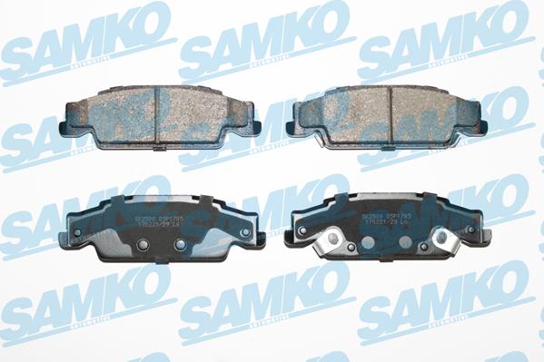 Samko 5SP1705 - Гальмівні колодки, дискові гальма autocars.com.ua