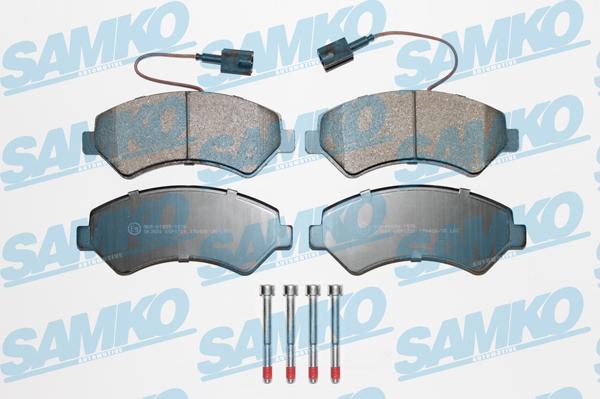 Samko 5SP1721 - Тормозные колодки, дисковые, комплект avtokuzovplus.com.ua