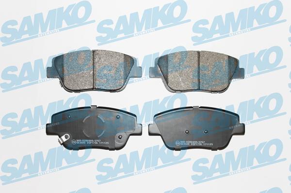 Samko 5SP1736 - Тормозные колодки, дисковые, комплект avtokuzovplus.com.ua