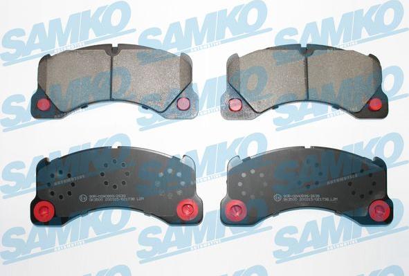 Samko 5SP1738 - Тормозные колодки, дисковые, комплект avtokuzovplus.com.ua