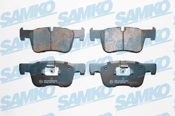 Samko 5SP1739 - Гальмівні колодки, дискові гальма autocars.com.ua