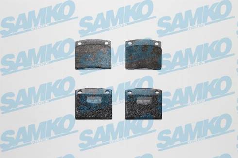 Samko 5SP173 - Тормозные колодки, дисковые, комплект avtokuzovplus.com.ua