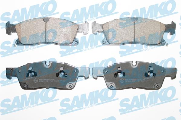 Samko 5SP1745 - Тормозные колодки, дисковые, комплект avtokuzovplus.com.ua