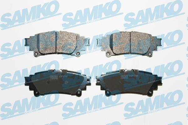 Samko 5SP1746 - Гальмівні колодки, дискові гальма autocars.com.ua