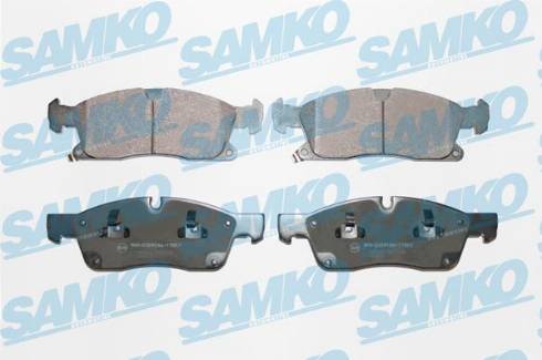 Samko 5SP1749 - Тормозные колодки, дисковые, комплект avtokuzovplus.com.ua