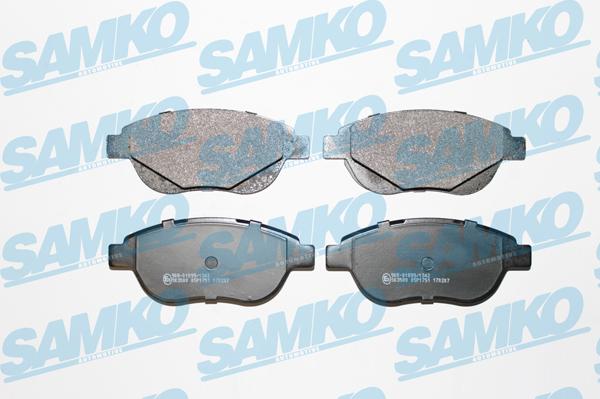 Samko 5SP1751 - Гальмівні колодки, дискові гальма autocars.com.ua