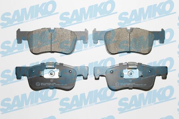 Samko 5SP1752 - Тормозные колодки, дисковые, комплект avtokuzovplus.com.ua