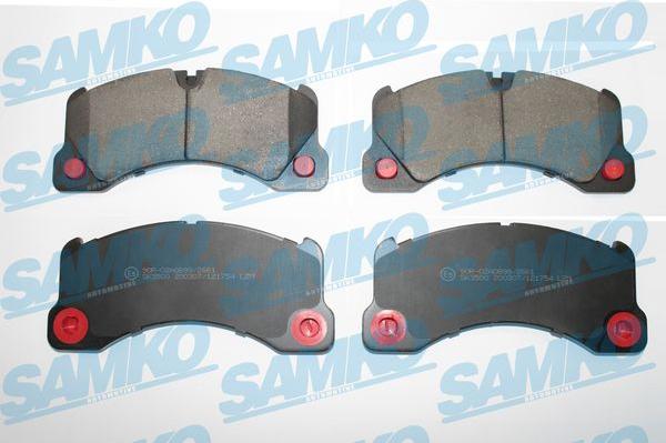 Samko 5SP1754 - Гальмівні колодки, дискові гальма autocars.com.ua