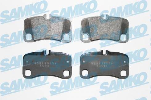 Samko 5SP1764 - Гальмівні колодки, дискові гальма autocars.com.ua