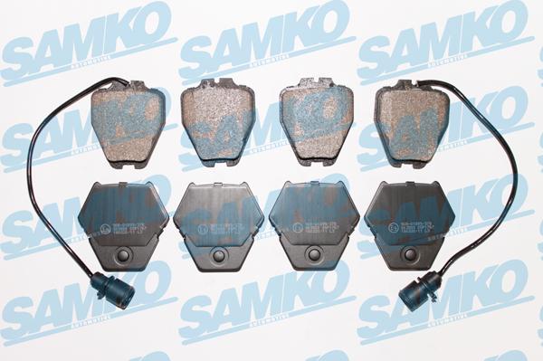 Samko 5SP1767 - Тормозные колодки, дисковые, комплект avtokuzovplus.com.ua