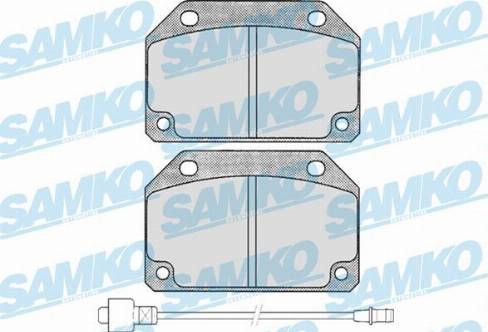 Samko 5SP176 - Гальмівні колодки, дискові гальма autocars.com.ua