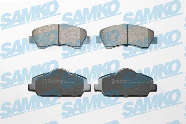 Samko 5SP1770 - Гальмівні колодки, дискові гальма autocars.com.ua