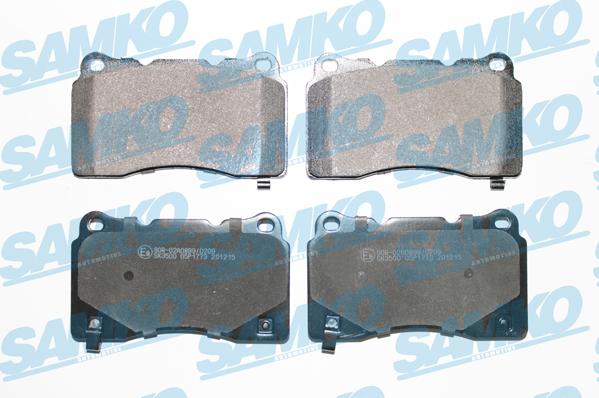Samko 5SP1773 - Гальмівні колодки, дискові гальма autocars.com.ua
