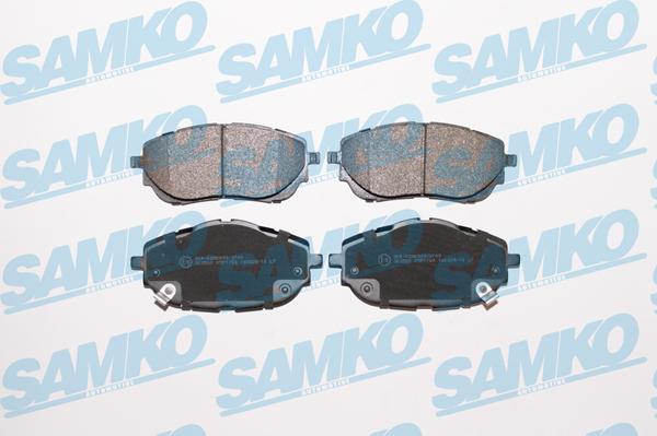 Samko 5SP1784 - Гальмівні колодки, дискові гальма autocars.com.ua