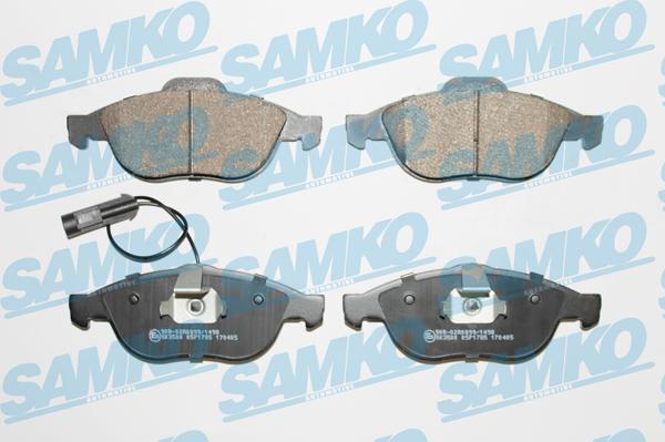 Samko 5SP1785 - Гальмівні колодки, дискові гальма autocars.com.ua