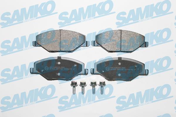 Samko 5SP1795 - Тормозные колодки, дисковые, комплект avtokuzovplus.com.ua