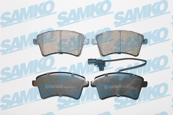 Samko 5SP1800 - Гальмівні колодки, дискові гальма autocars.com.ua