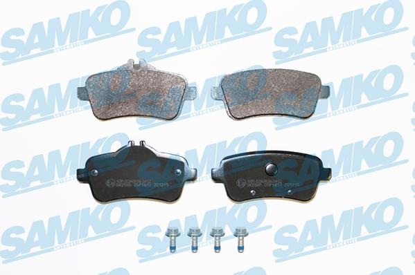 Samko 5SP1817 - Тормозные колодки, дисковые, комплект avtokuzovplus.com.ua