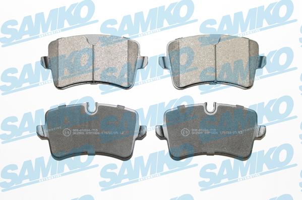 Samko 5SP1826 - Тормозные колодки, дисковые, комплект avtokuzovplus.com.ua