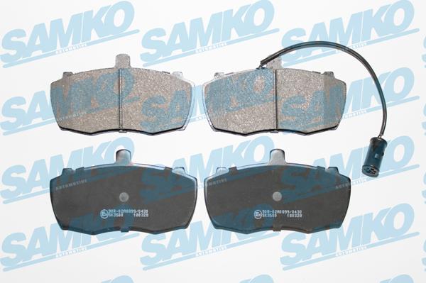 Samko 5SP1830 - Тормозные колодки, дисковые, комплект avtokuzovplus.com.ua