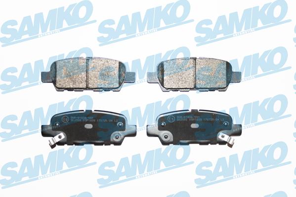 Samko 5SP1839 - Гальмівні колодки, дискові гальма autocars.com.ua