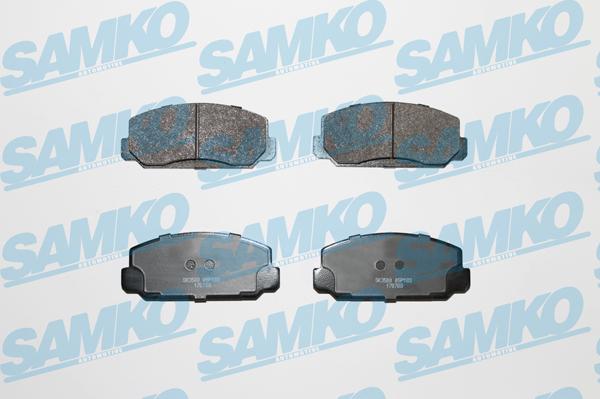 Samko 5SP183 - Тормозные колодки, дисковые, комплект avtokuzovplus.com.ua