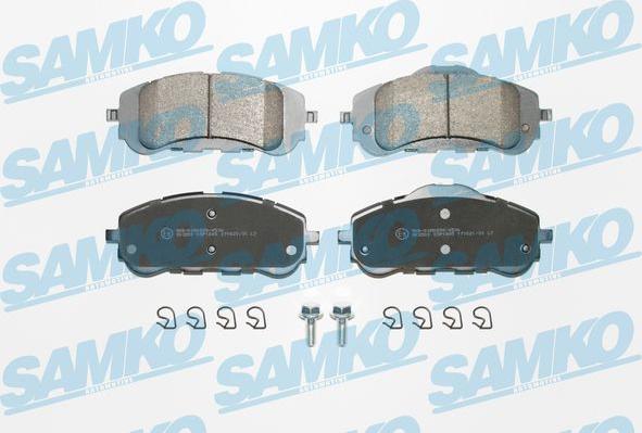Samko 5SP1845 - Гальмівні колодки, дискові гальма autocars.com.ua
