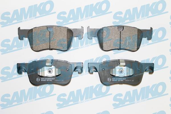 Samko 5SP1852 - Гальмівні колодки, дискові гальма autocars.com.ua