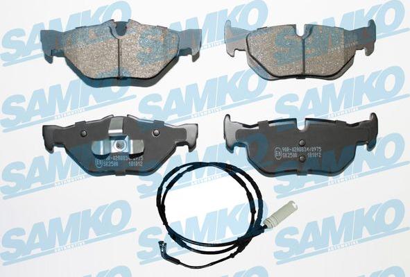 Samko 5SP1876A - Тормозные колодки, дисковые, комплект avtokuzovplus.com.ua