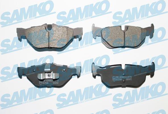 Samko 5SP1876 - Гальмівні колодки, дискові гальма autocars.com.ua