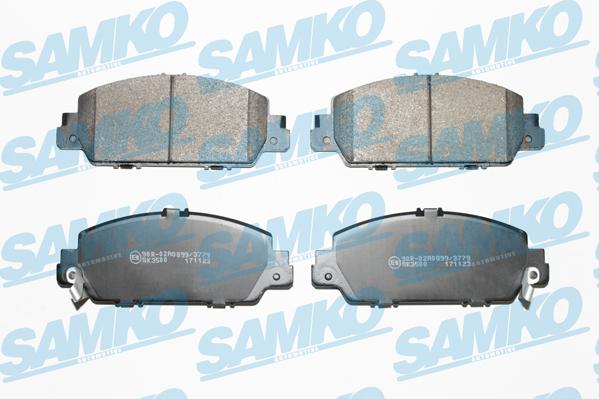 Samko 5SP1886 - Тормозные колодки, дисковые, комплект avtokuzovplus.com.ua