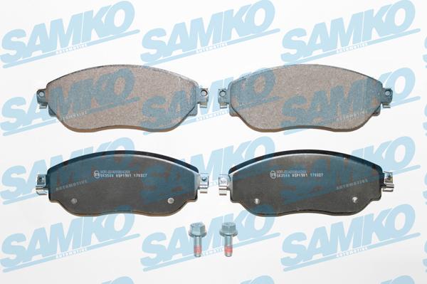 Samko 5SP1901 - Гальмівні колодки, дискові гальма autocars.com.ua