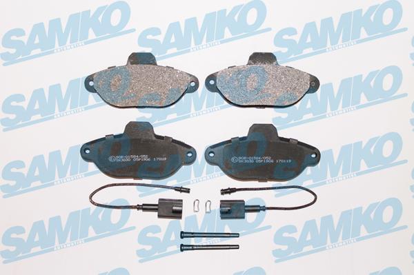 Samko 5SP1906 - Гальмівні колодки, дискові гальма autocars.com.ua