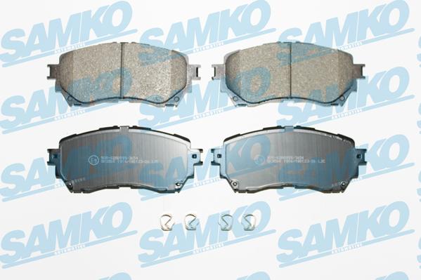 Samko 5SP1916 - Гальмівні колодки, дискові гальма autocars.com.ua