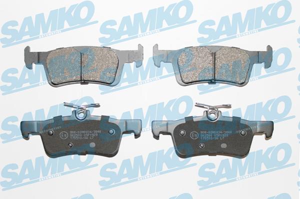 Samko 5SP1929 - Тормозные колодки, дисковые, комплект avtokuzovplus.com.ua