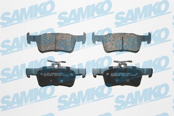 Samko 5SP1930 - Тормозные колодки, дисковые, комплект avtokuzovplus.com.ua