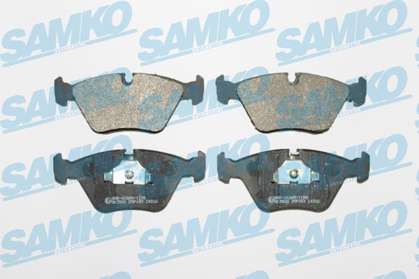 Samko 5SP193 - Гальмівні колодки, дискові гальма autocars.com.ua