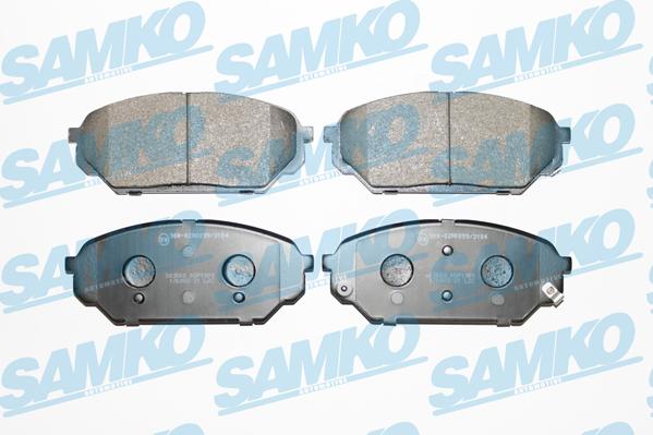 Samko 5SP1989 - Тормозные колодки, дисковые, комплект avtokuzovplus.com.ua