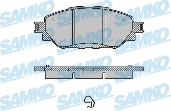 Samko 5SP1999 - Гальмівні колодки, дискові гальма autocars.com.ua