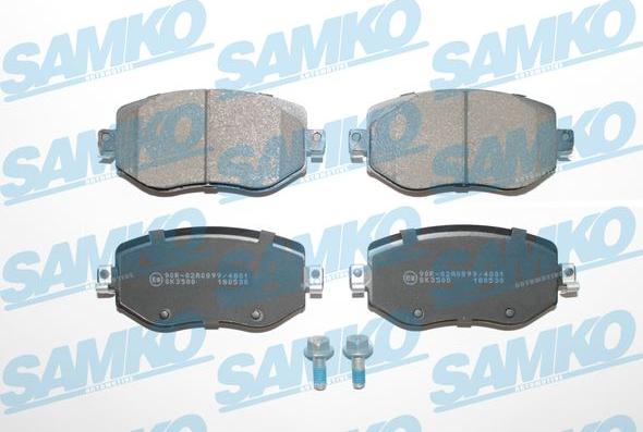 Samko 5SP2005 - Гальмівні колодки, дискові гальма autocars.com.ua