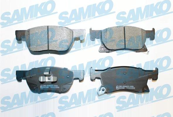 Samko 5SP2048 - Гальмівні колодки, дискові гальма autocars.com.ua