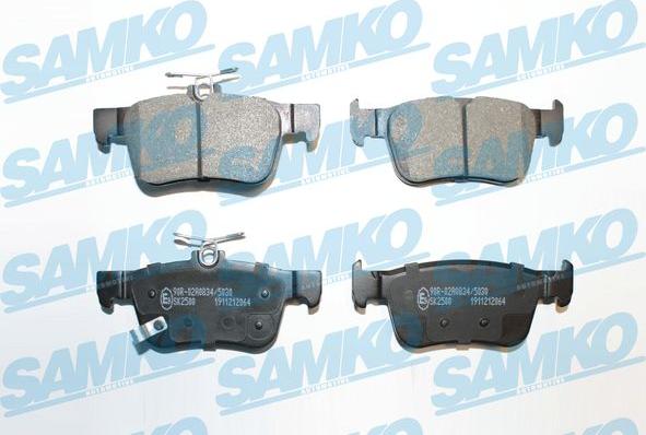 Samko 5SP2064 - Тормозные колодки, дисковые, комплект avtokuzovplus.com.ua