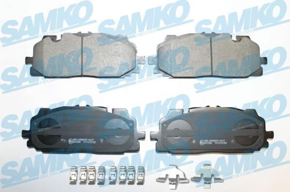 Samko 5SP2102K - Гальмівні колодки, дискові гальма autocars.com.ua