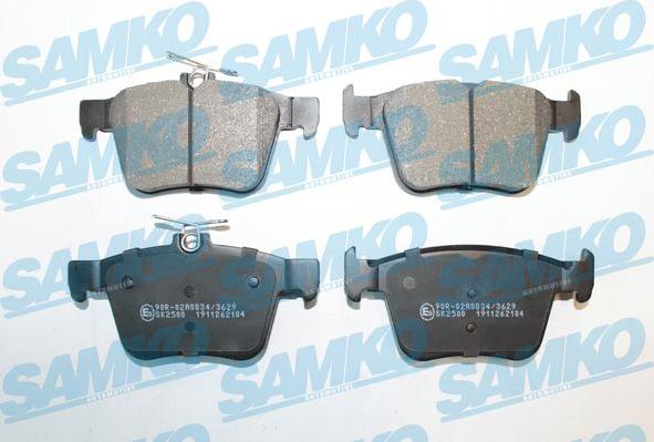 Samko 5SP2104 - Тормозные колодки, дисковые, комплект avtokuzovplus.com.ua