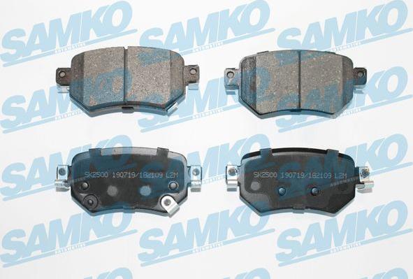 Samko 5SP2109 - Гальмівні колодки, дискові гальма autocars.com.ua