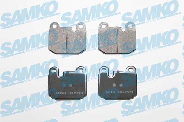 Samko 5SP210 - Тормозные колодки, дисковые, комплект avtokuzovplus.com.ua