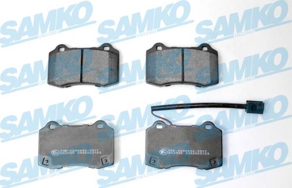 Samko 5SP2123 - Тормозные колодки, дисковые, комплект avtokuzovplus.com.ua