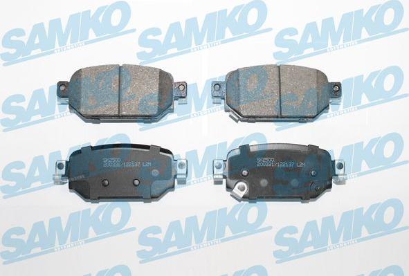 Samko 5SP2137 - Тормозные колодки, дисковые, комплект avtokuzovplus.com.ua